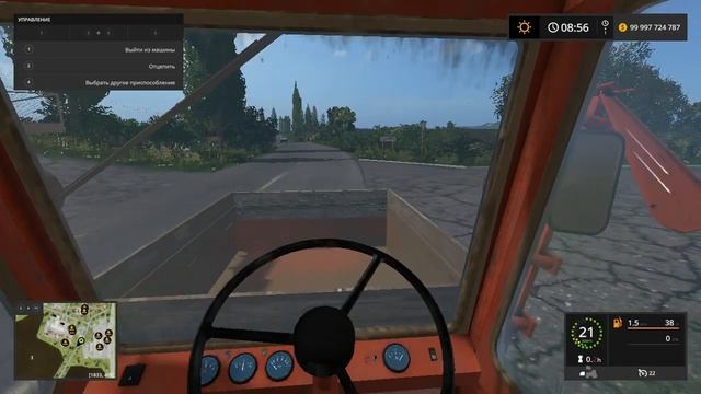 Купил косилку на т16м в игре FarmingSimulator2017 смотреть онлайн