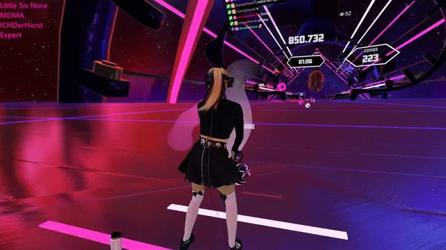 Little Sis Nora - MDMA | Synth Riders Expert | Mixed Reality | Valve Index смотреть онлайн