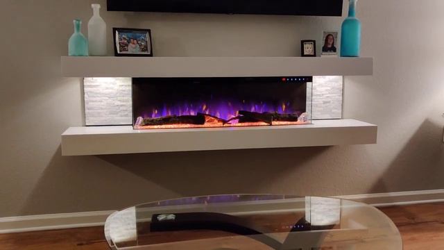 My New Electric Fireplace from the US Fireplace Store - Evolution Fires 72" Vegas White смотреть онлайн