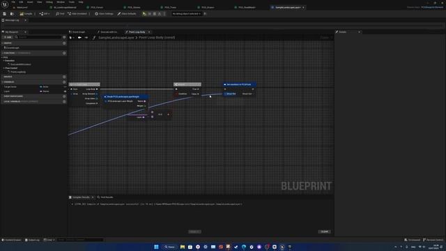 014| Привязка PCG к Landscape Layer с исправленными ошибками в Unreal Engine 5.2.1