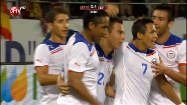 Gol Eduardo Vargas Chile 2 - españa 0 HD смотреть онлайн