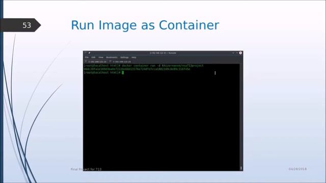 Containerizing and Deploying Scalable Application to Docker Swarm