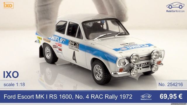 IXO - 1:18 Opel Ascona B 400 and Ford Escort MK I Rally cars смотреть онлайн
