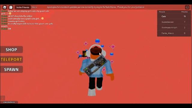 Getting Eaten | Roblox [DINING ROOM!] Get Eaten By Giant Cute Girls! смотреть онлайн