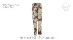 BDU Propper Pants - 6 Color Desert - Visual 360