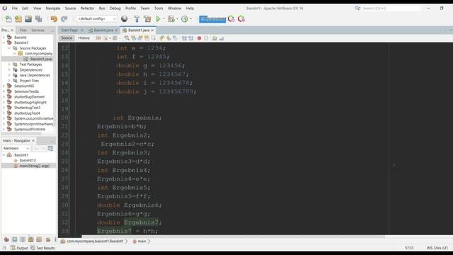 JAVA int #9a Warum int oder double und nicht System.out.println смотреть онлайн