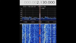 Поездная радиосвязь на средних волнах 2.1300 МГц NFM