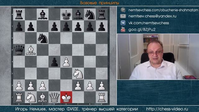 Базовые принципы шахмат № 19. Делайте Рокировку как можно раньше. Игорь Немцев. Обучение шахматам