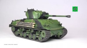 Стендовый моделизм: M4A3E8 Sherman "Fury" 1/35, перехожу на краску Mr.Hobby серия колор. Роспись.