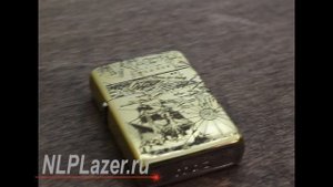 Лазерная гравировка на зажигалке Zippo
