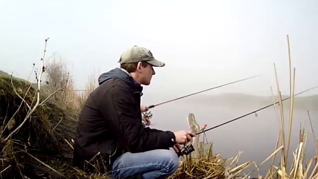 Ловля тарани и густеры. Себинский канал. Март 2017 г. смотреть онлайн