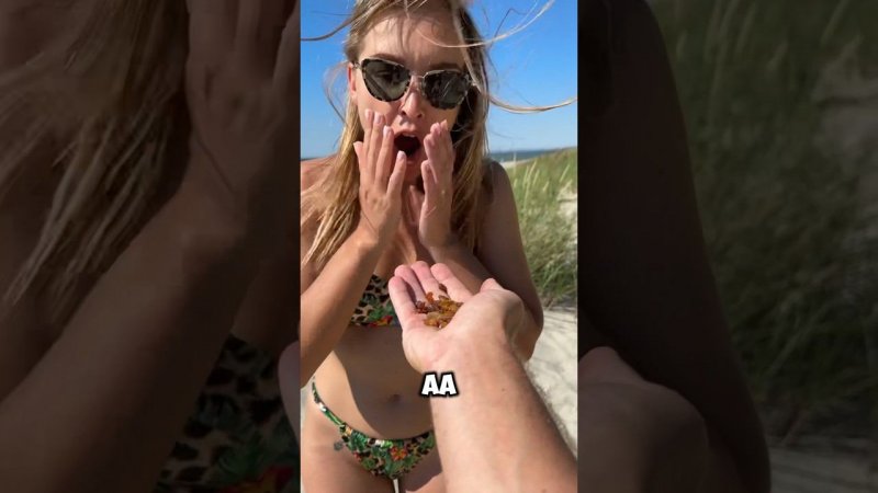 Нашел золото Балтийского моря. #море #пляж #янтарь #shorts