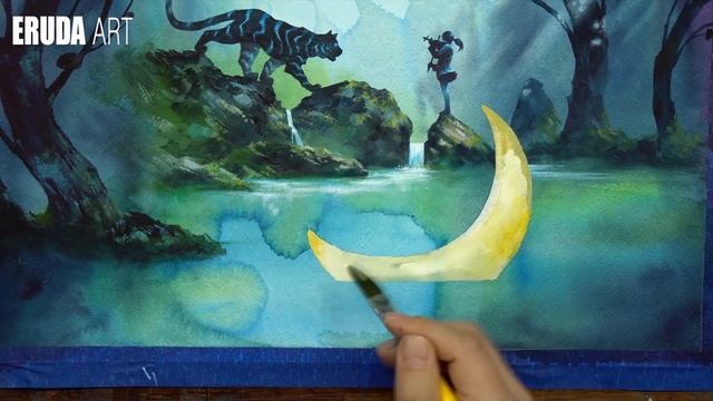 ERUDAart -Watercolor illustration смотреть онлайн