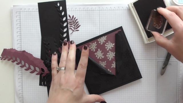 Gothic style card with Stampin' Up! products смотреть онлайн