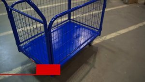 Обзор платформенной тележки с сетчатыми бортами RUSKLAD 600х1000 ТС 3 125