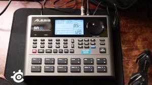 Alesis SR18 Drum Machine demo