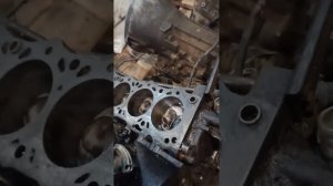 Визуальный осмотр блока двигателя LD20T, Nissan Largo.