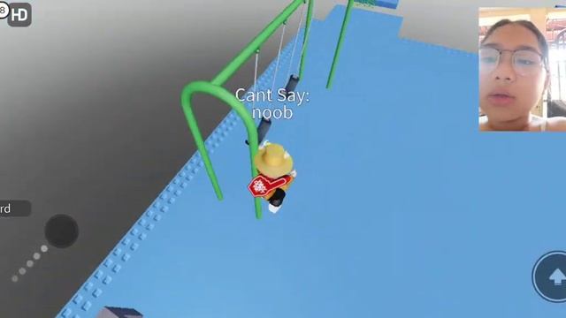 Playing "Cant Say The Word" on ROBLOX! with my cousin смотреть онлайн