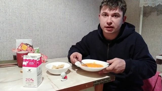 МУКБАНГ ?️MUKBANG ? Домашние Вареники ?Крем Суп#обжор смотреть онлайн