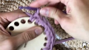 Как объвязать деревянное донышко из "Набора новичка"