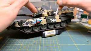 Т-90 с ТБС-86 (Meng Model) Часть 6