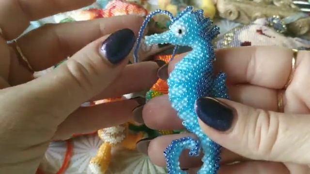99. Игрушки из бисера. Моя коллекция + украшения из бисера. смотреть онлайн