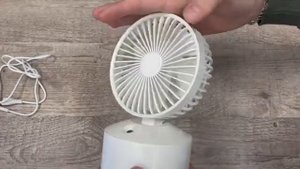 Настольный вентилятор Xiaomi Youpin Wellsmart Desktop Spray Fan QW F10