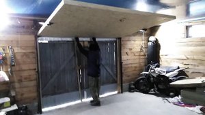 Подъемно-поворотные ворота своими руками