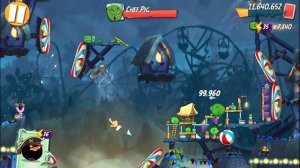 Angry Birds 2 - Two Birds using || leonard + bomb || Chef pig Daily Challenges | Demon Divyansh.