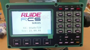 Обновление прошивки тахеометра Ruide RCS