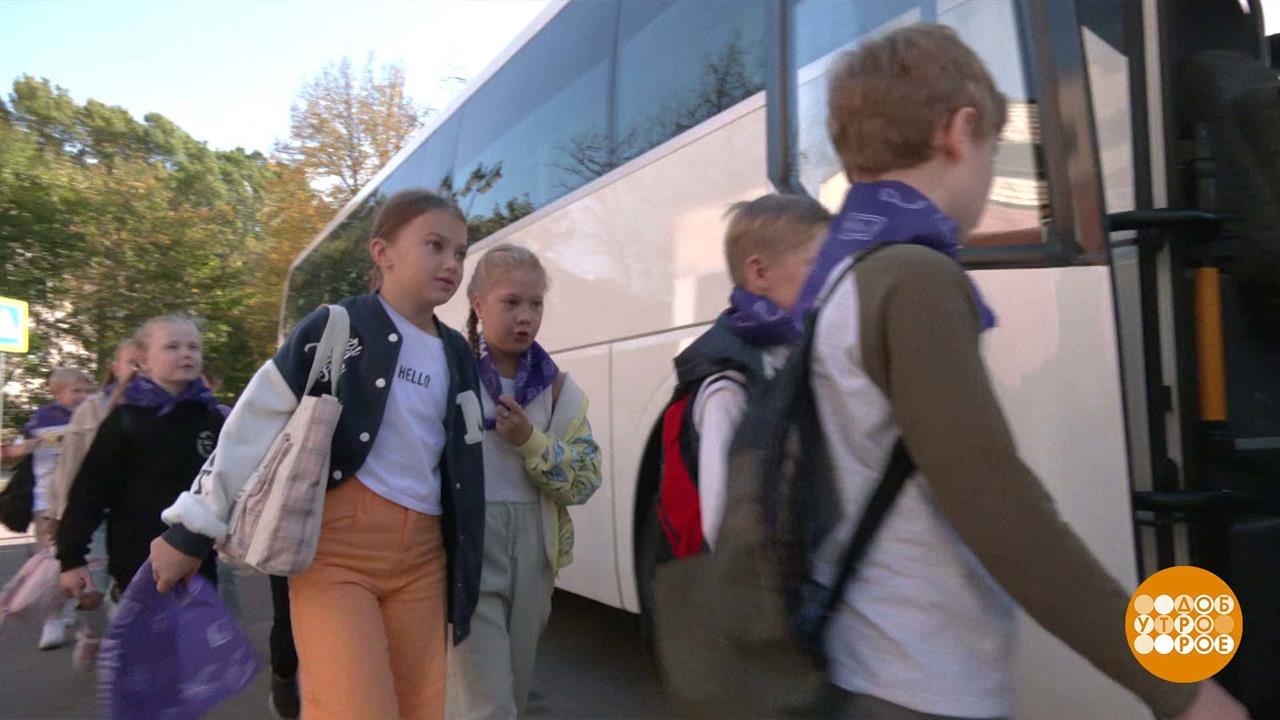 Мы едем, едем, едем... на экскурсию. Доброе утро. Фрагмент выпуска от 29.09.2023