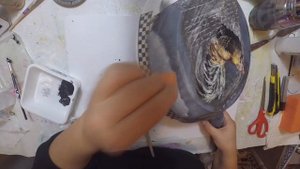 Decoupage Tutorial - How To Make Country Style Decoupage - Decoupage/Upcycle Old Pans