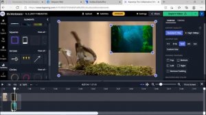 Монтаж видео в Kapwing обучение