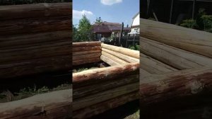 Сборка сруба под баню 3/3