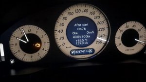 Мерседес 211 диагностика пикселей приборной панели