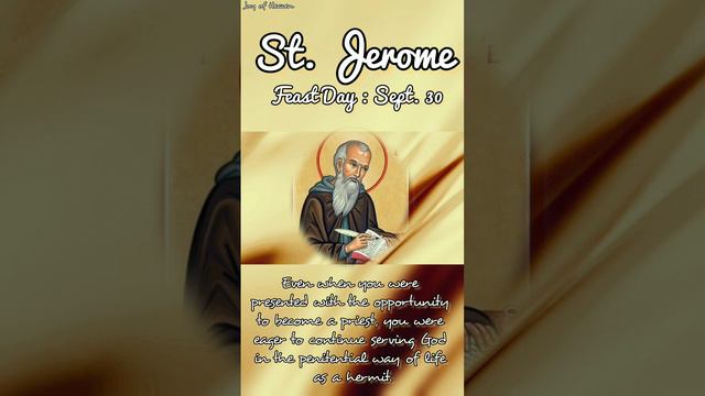 ST. JEROME Novena Prayer Day 6 || Patron Saint of Translators, Librarians and Archeologists