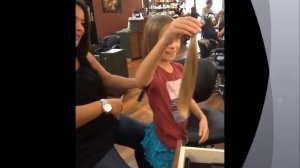 Nikki's First Hair Cut: Donating to Locks of Love