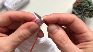 Закрытие резинки 2х2 по рисунку с помощью накидов