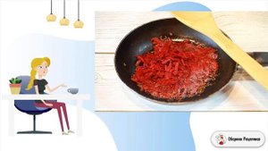 Макароны со свеклой