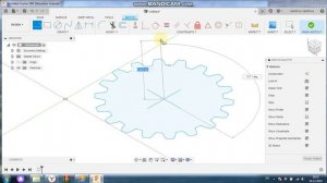 Создание косозубой шестерни в программе Fusion 360