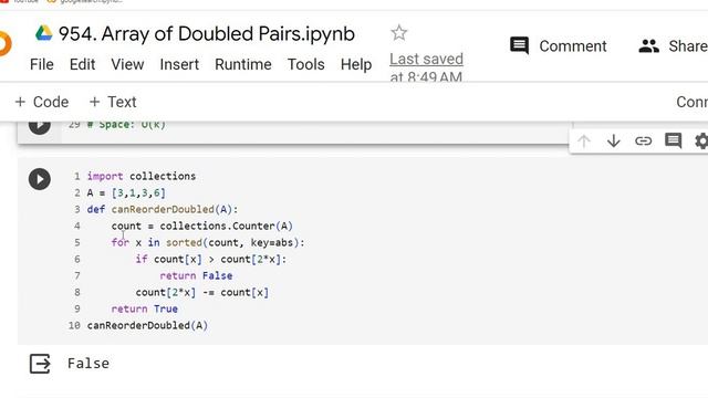 АлгоГолик10  Алгоритм к заданию Leetcode 954.  Array of Doubled Pairs. #pythoncode , #алгоголик