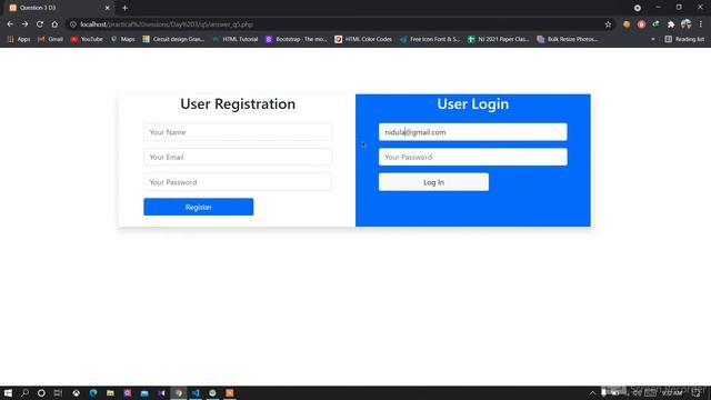 WEB Development, Students result entering application for a class teacher using PHP.