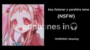 Male listener x yoshiro {NSFW}
