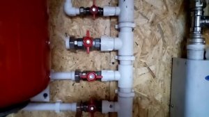 Переделка системы отопления. Монтаж котельной полипропилен, тёплый пол, изготовление коллектора,.