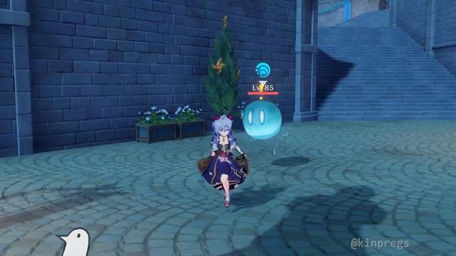 Ganyu with Ayaka's outfit - Genshin Impact Custom Skin смотреть онлайн