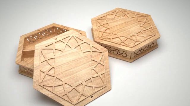 Casket Of Plywood Laser Cutting | Шкатулка из фанеры для лазерной резки