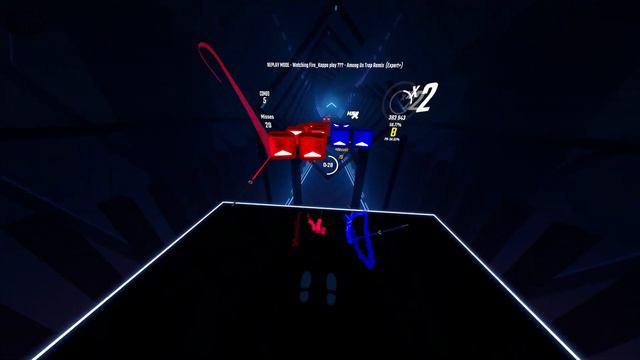 AMOGUS but beat saber! | Among us Trap Remix | #13 56.55% | Beat Saber смотреть онлайн
