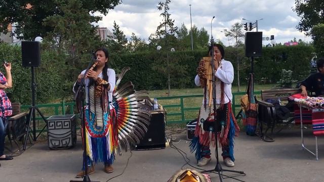 Очень красивая песня индейцев в Астане смотреть онлайн