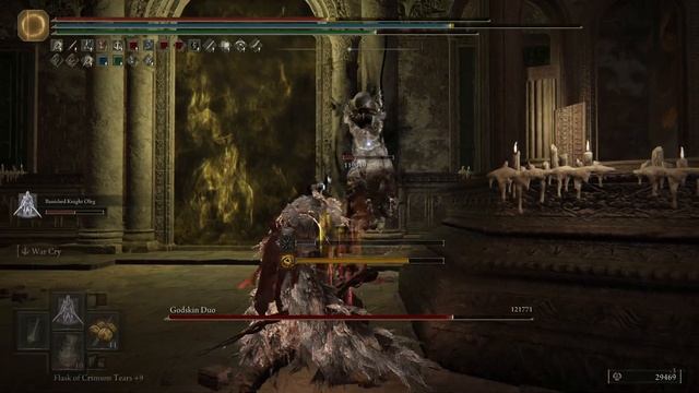 Elden Ring Ascended Mod v20.3 (Age of Death Mode) fighting Godskin Duo