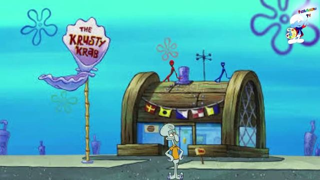 Чужой танцует со Сквидвардом | дама ту косита танец | танцевальный Челлендж смотреть онлайн